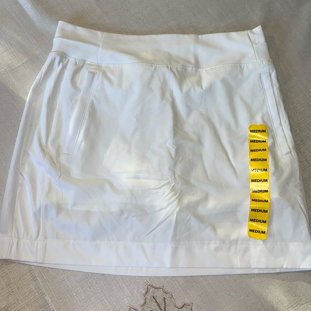 White Golf Skort